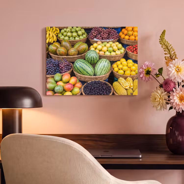 Akoestisch schilderij - Fruit - Markt - Kleurrijk — 6