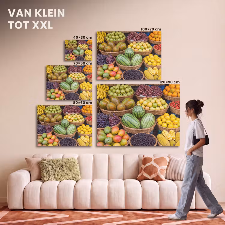 Akoestisch schilderij - Fruit - Markt - Kleurrijk — 7