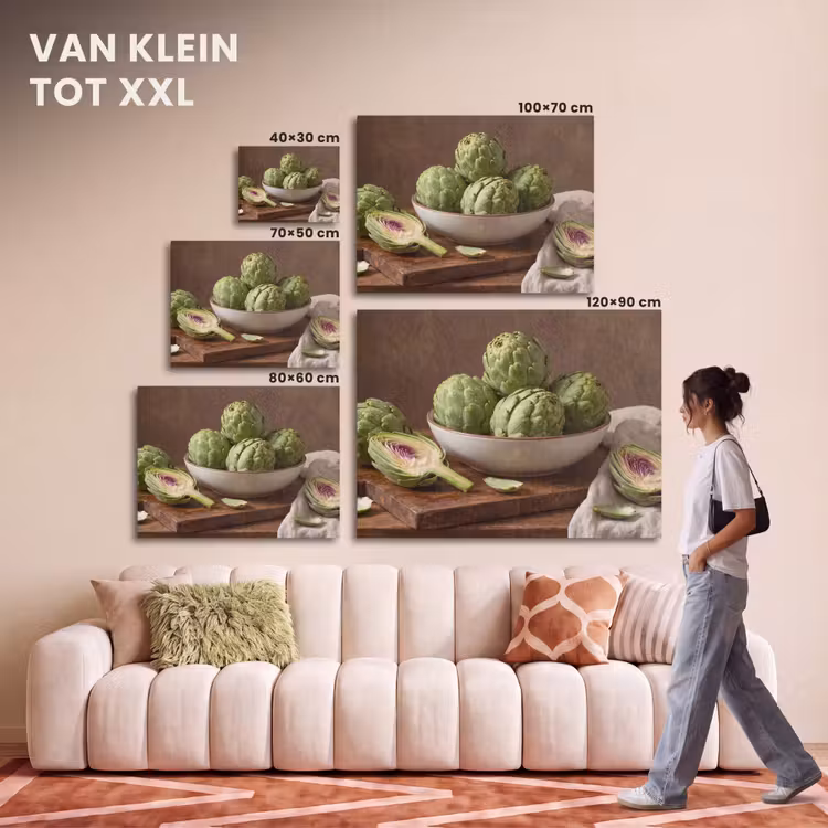 Akoestisch schilderij - Groenten - Artisjok - Keuken — 7