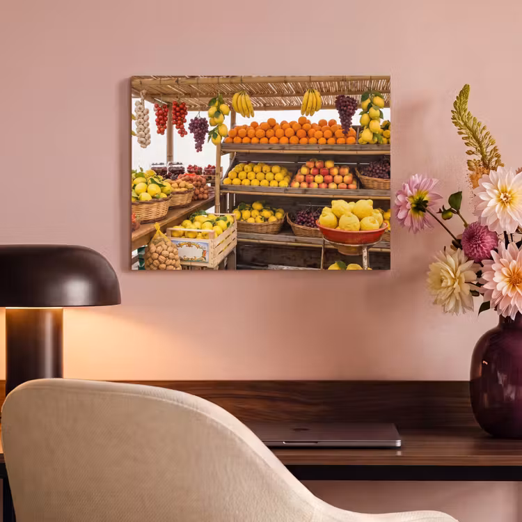 Akoestisch schilderij - Marktkraam - Fruit - Vers — 6