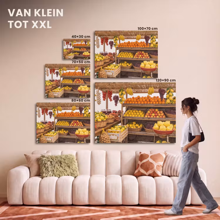 Akoestisch schilderij - Marktkraam - Fruit - Vers — 7