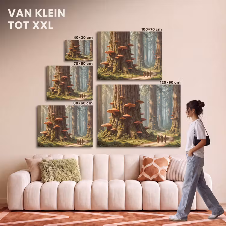 Akoestisch schilderij - Bos - Bomen - Natuur — 7