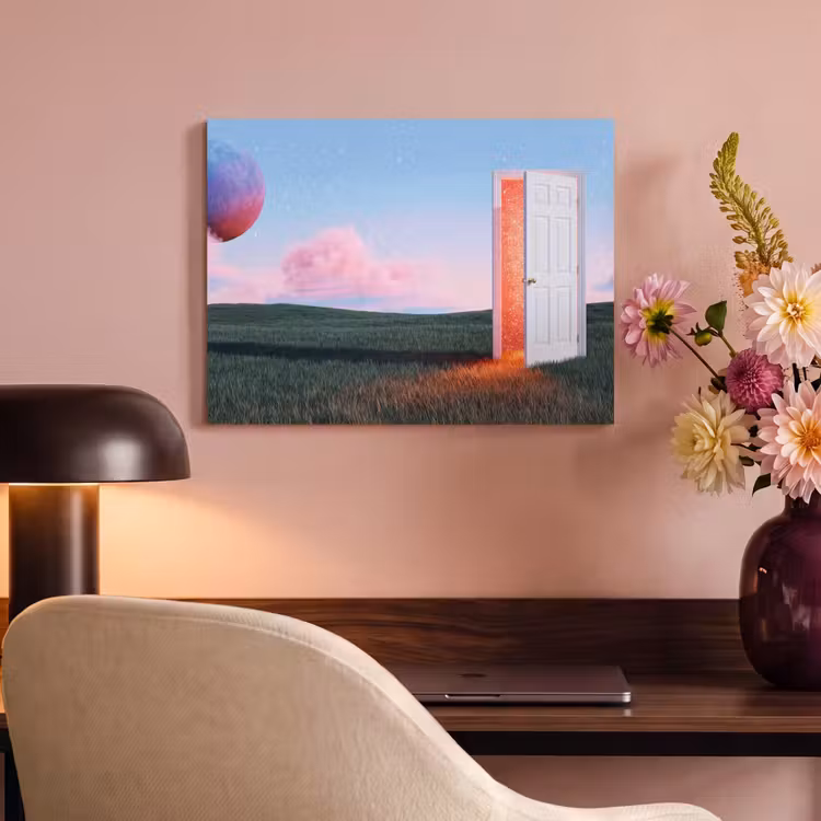 Akoestisch schilderij - Deur - Fantasie - Ruimte — 6