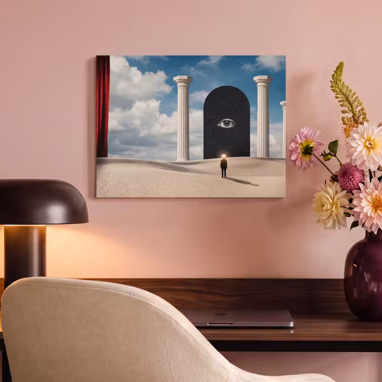 Akoestisch schilderij - Droom - Woestijn - Oog — 6