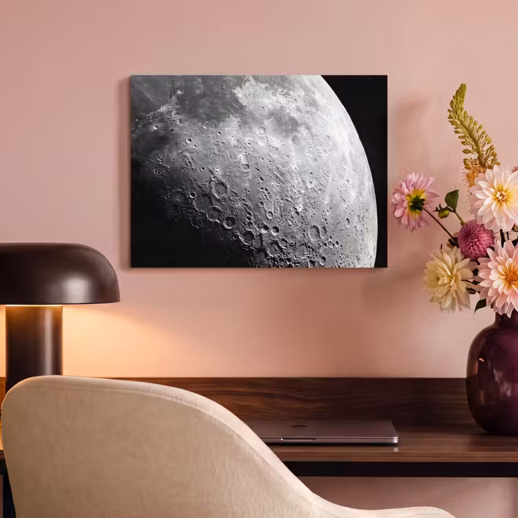 Akoestisch schilderij - Maan - Kraters - Ruimte — 6