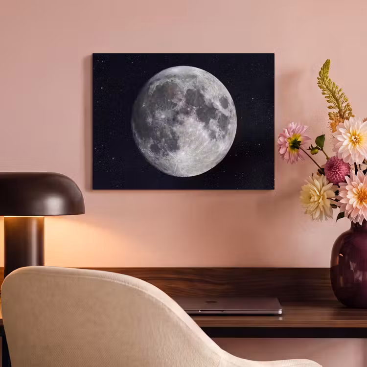 Akoestisch schilderij - Maan - Sterren - Ruimte — 6