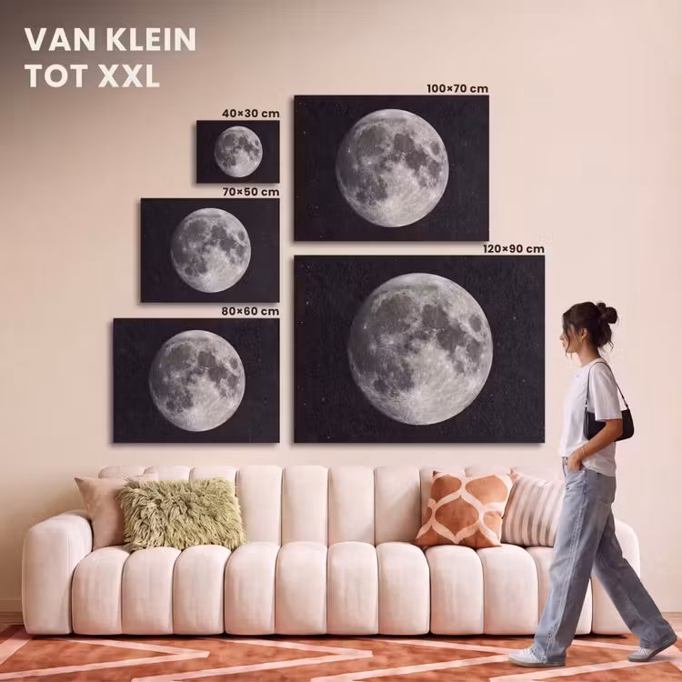 Akoestisch schilderij - Maan - Sterren - Ruimte — 7