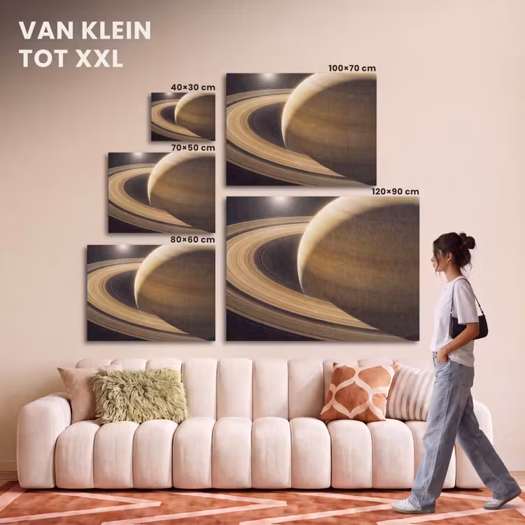 Akoestisch schilderij - Planeet - Ringen - Ruimte — 7