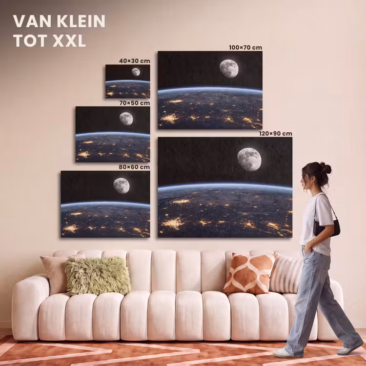 Akoestisch schilderij - Aarde - Nacht - Ruimte — 7