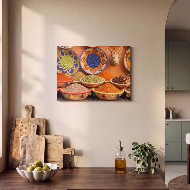Akoestisch schilderij - Eten - Kleurrijk - Cultuur — 4