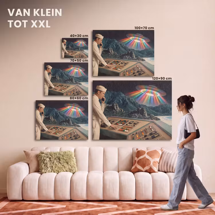 Akoestisch schilderij - Man - Controlekamer - Strand — 7