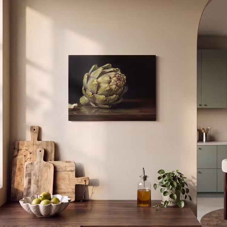 Akoestisch schilderij - Artichok - Eten - Klassiek — 4
