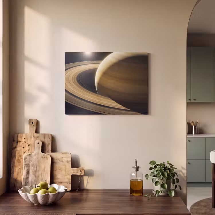 Akoestisch schilderij - Planeet - Ringen - Ruimte — 4