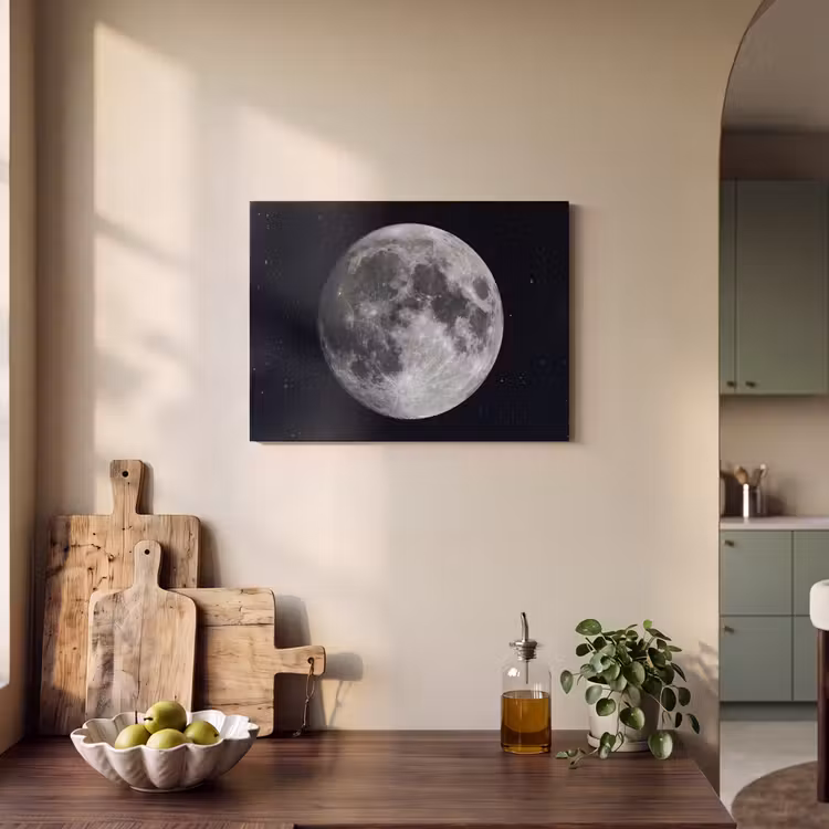 Akoestisch schilderij - Maan - Sterren - Ruimte — 4