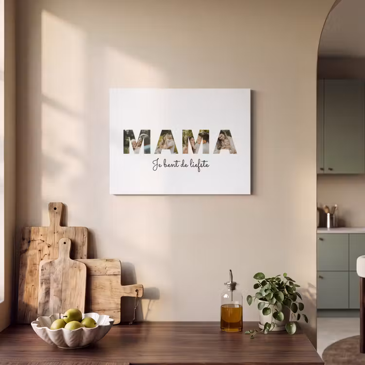 Akoestisch schilderij - Mama - Lettercollage — 4