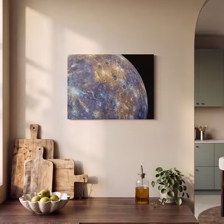 Akoestisch schilderij - Planeet - Kraters - Ruimte — 4