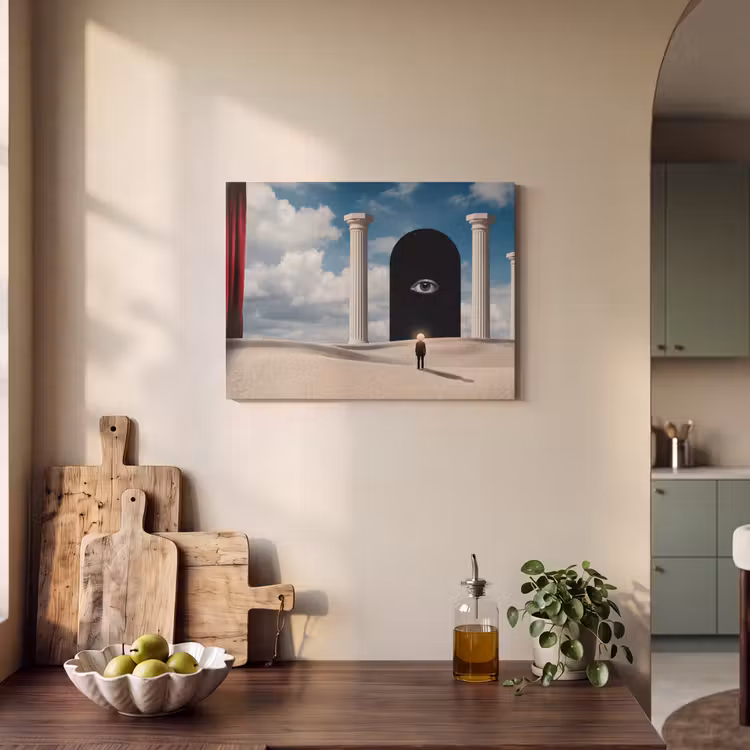 Akoestisch schilderij - Droom - Woestijn - Oog — 4