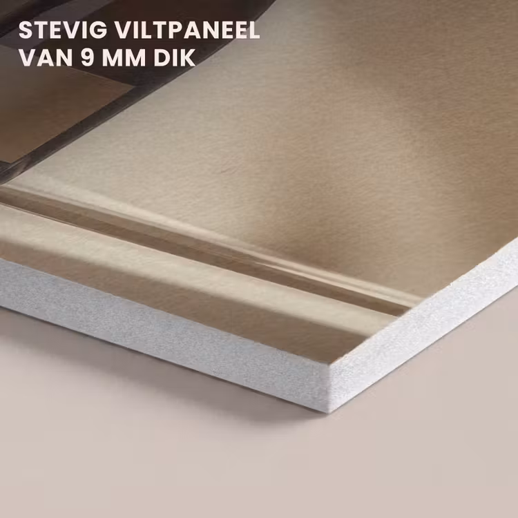 Akoestisch schilderij - Champagne - Beige - Schaduw - Bubbels — 5