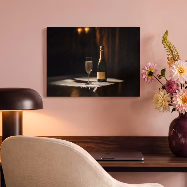 Akoestisch schilderij - Prosecco - Bubbels - Sfeervol - Drank — 6