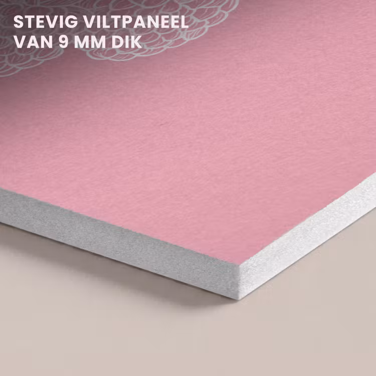 Akoestisch schilderij - Frambozen - Steel - Getekend - Roze — 5