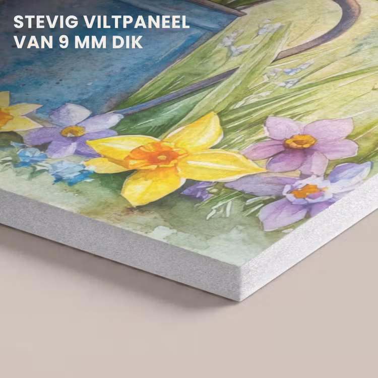 Akoestisch schilderij - Gieter - Lavendel - Bloesems — 5
