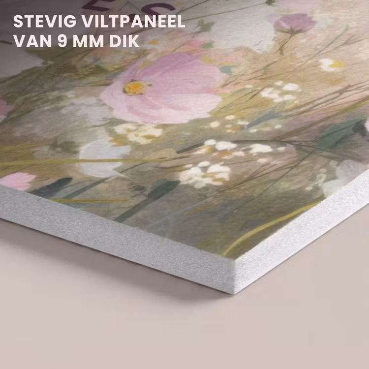 Akoestisch schilderij - Quote - Bloemen - Schilderachtig — 5