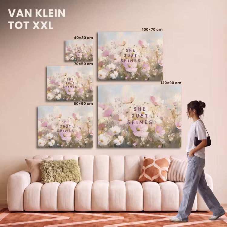 Akoestisch schilderij - Quote - Bloemen - Schilderachtig — 7