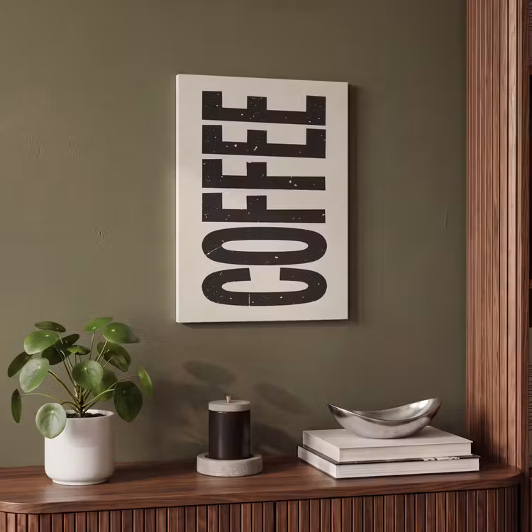 Akoestisch schilderij - Japandi - Koffie - Decoratie - Vintage — 6