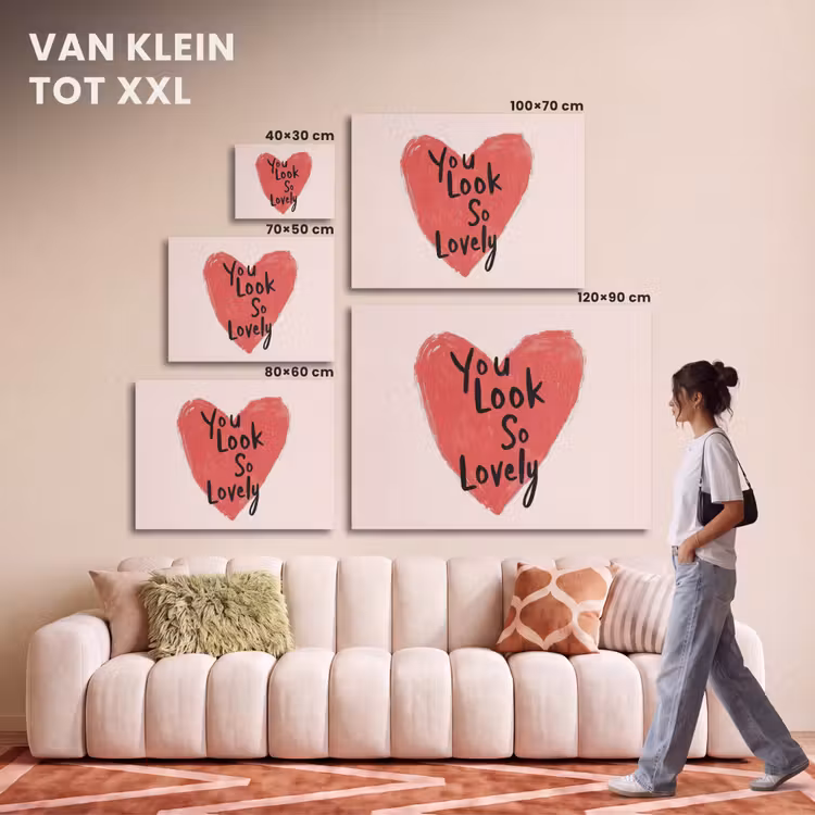Akoestisch schilderij - Hart - Rood - Valentijn — 7