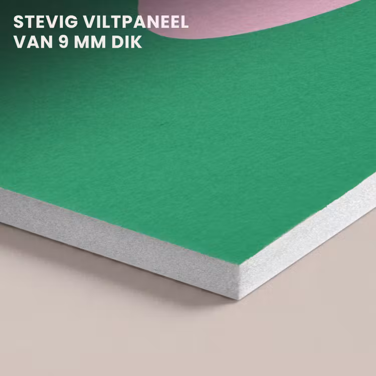 Akoestisch schilderij - Groen - Hart - Minimalistisch - Valentijn — 5