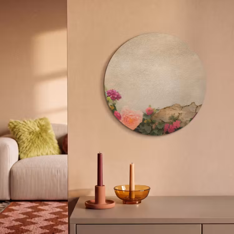 Akoestisch schilderij - Rozen - Muur - Vintage — 2