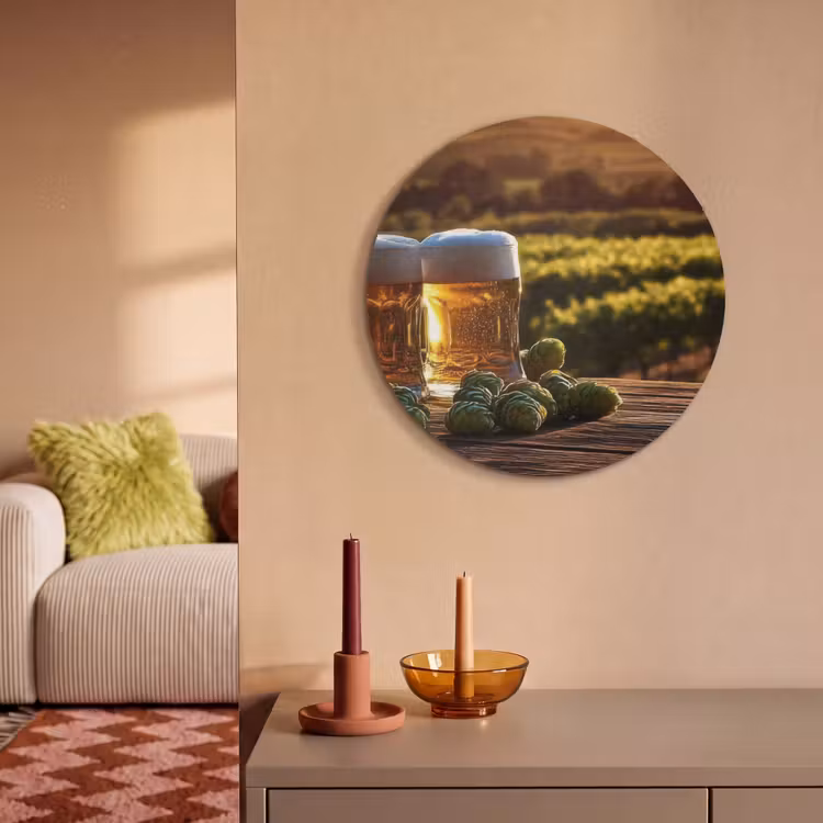Akoestisch schilderij - Bier - Hop - Landschap — 2