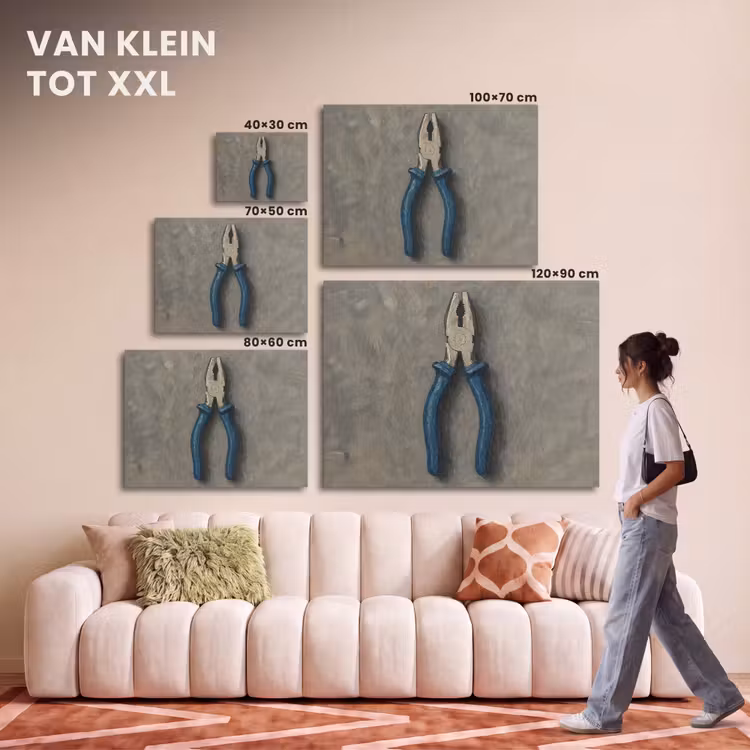 Akoestisch schilderij - Tang - Schilderij - Textuur - Verf — 7