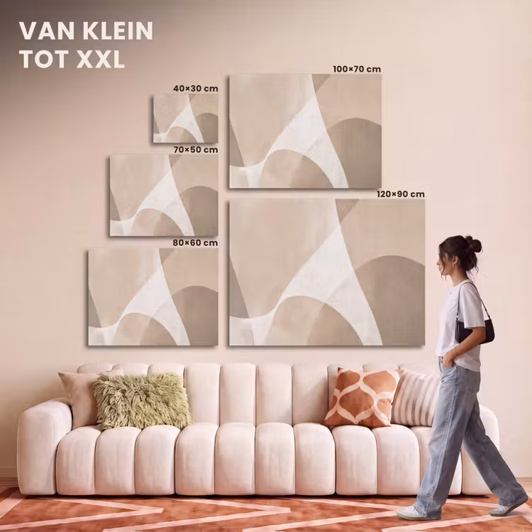 Akoestisch schilderij - Vloeiende vlakken - Harmonieus - Golvend — 7