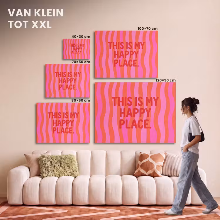 Akoestisch schilderij - Tekst - Modern - Kleurrijk — 7