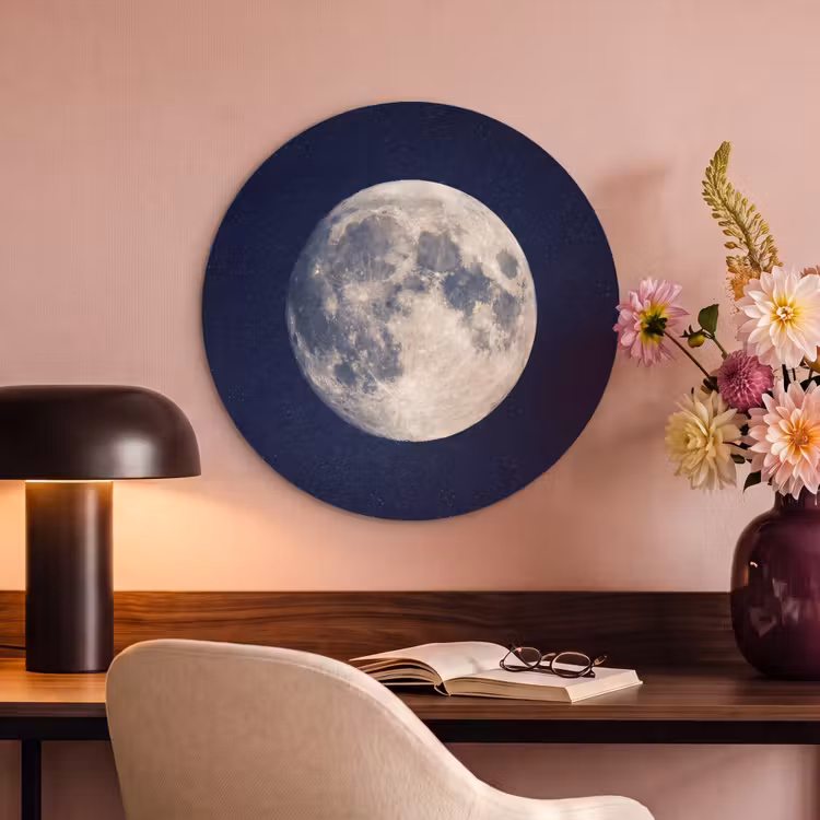Akoestisch schilderij rond - Ruimte - Maan - Kosmos — 6