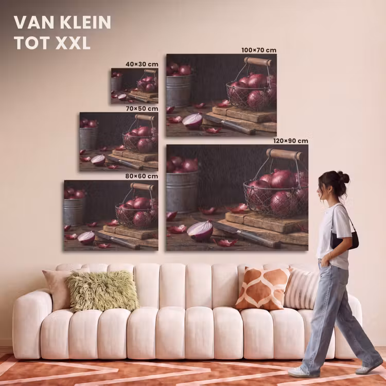 Akoestisch schilderij - Ui - Eten - Rustiek — 7