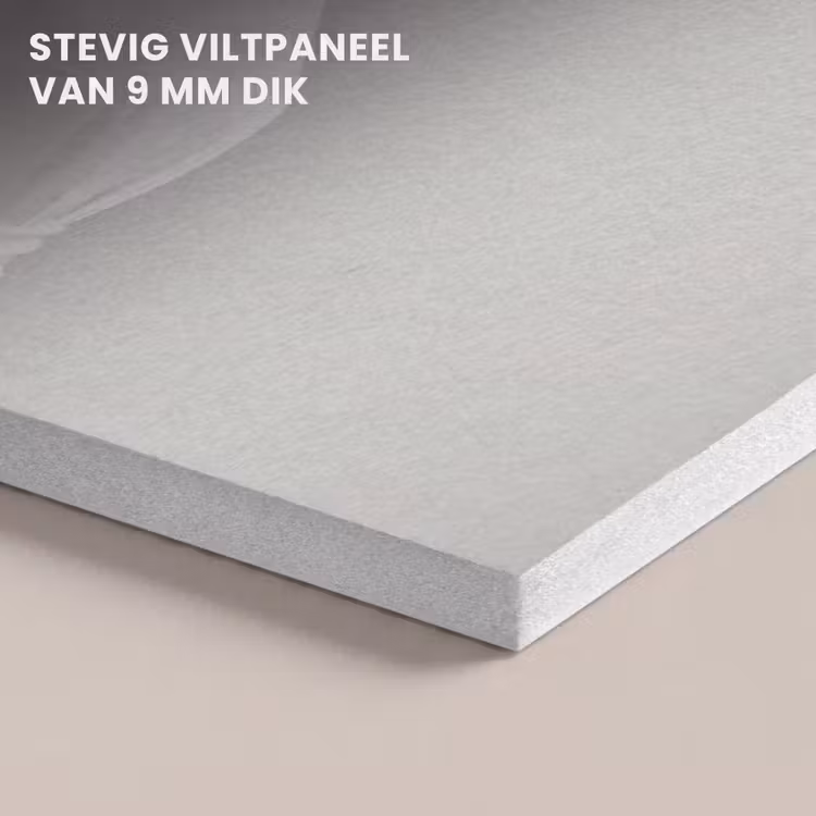 Akoestisch schilderij - Vrouw - Profiel - Hoed - Zwart - Wit - Minimalistisch — 5