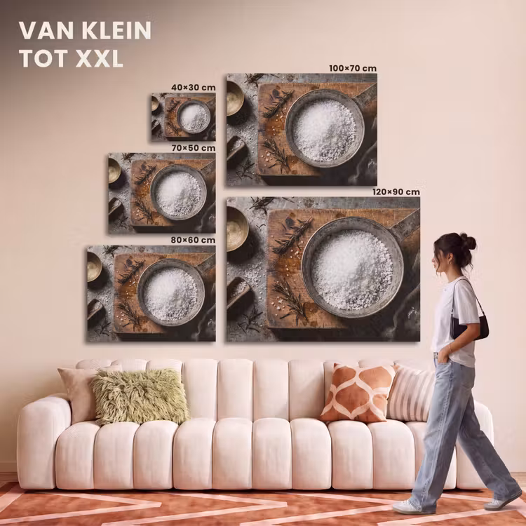 Akoestisch schilderij - Zout - Keuken - Rustiek — 7