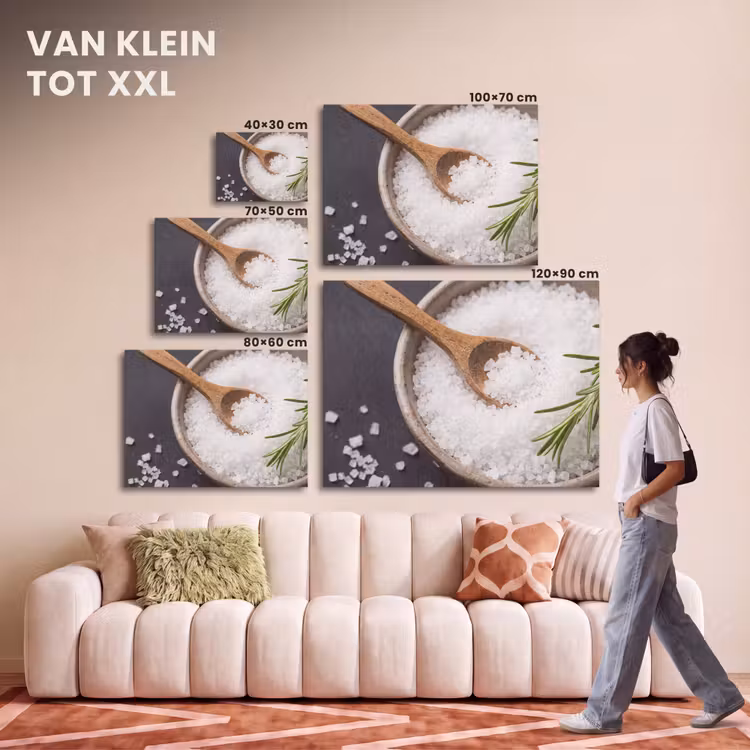 Akoestisch schilderij - Zout - Kom - Eten — 7