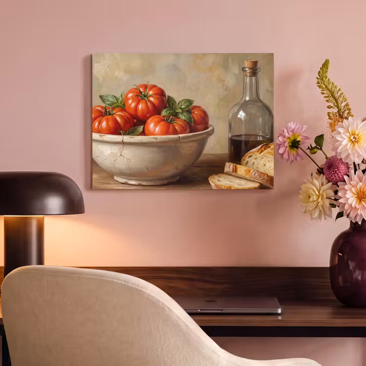Akoestisch schilderij - Tomaten - Kom - Eten — 6