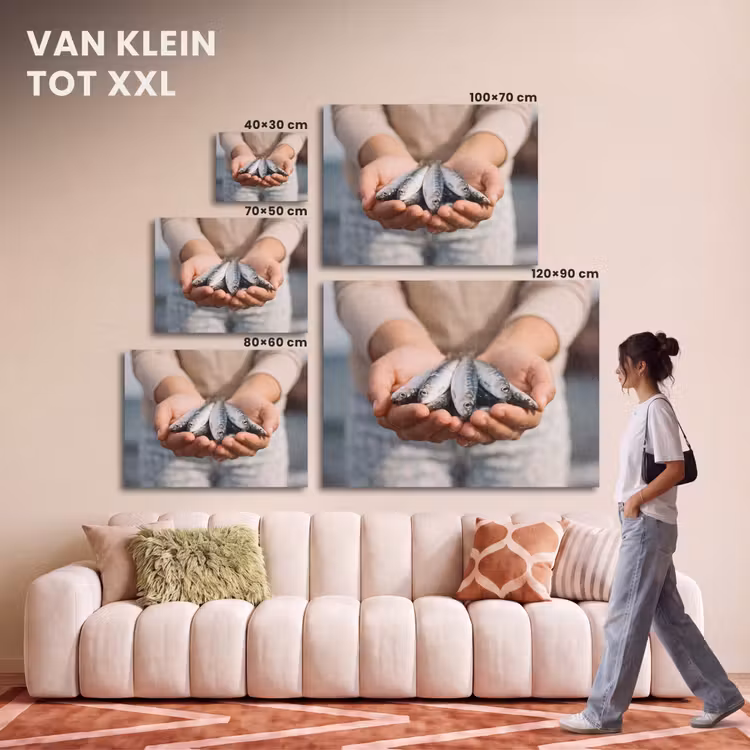 Akoestisch schilderij - Vis - Handen - Natuur — 7