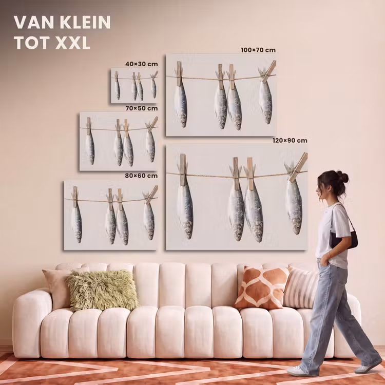 Akoestisch schilderij - Vis - Hangend - Eten — 7