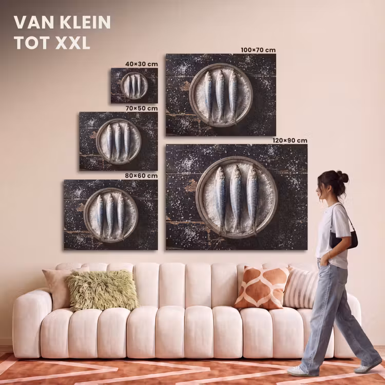 Akoestisch schilderij - Vis - Zout - Eten — 7