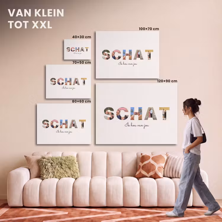 Akoestisch schilderij - Schat - Lettercollage — 7