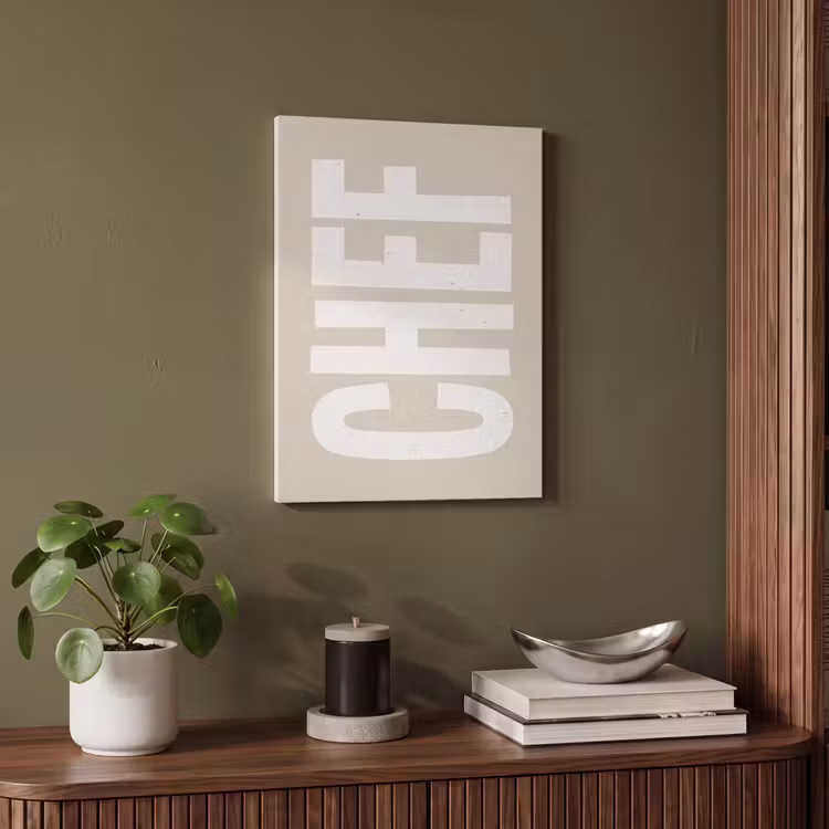 Akoestisch schilderij - Wit - Chef - Decoratie - Japandi — 6