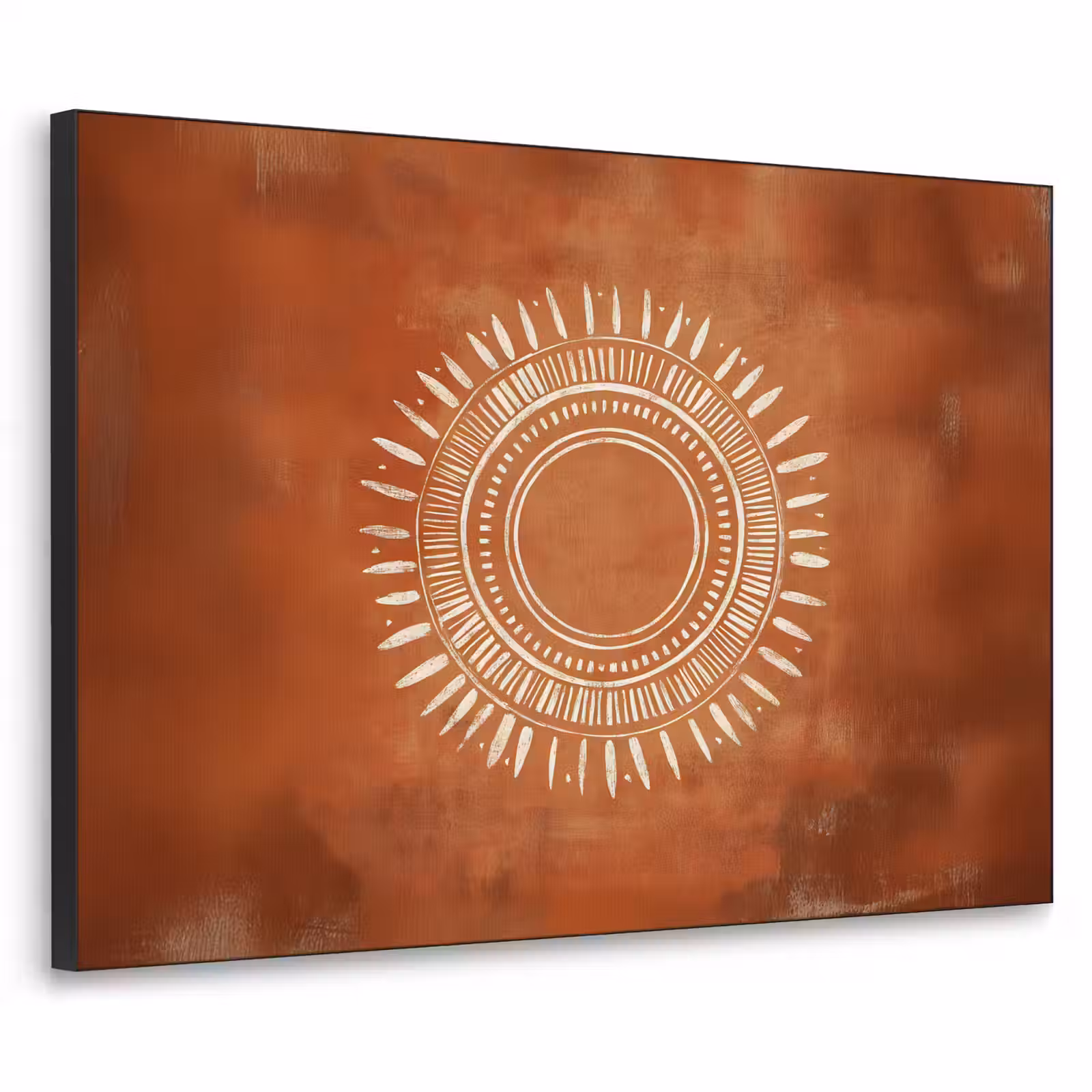 Art Frame - Abstract - Lijnen - Zonnestralen - Roodbruin — 1