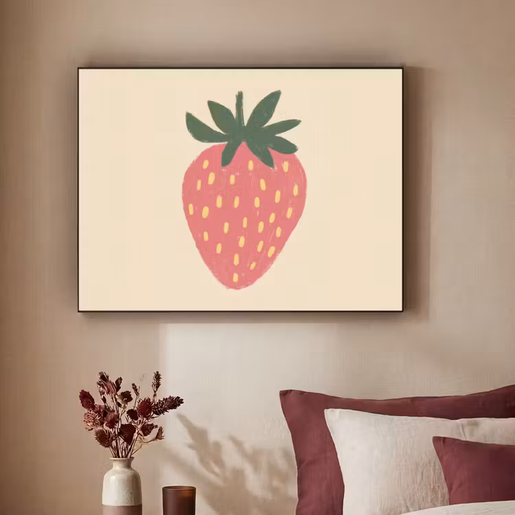 Art Frame - Aardbei - Minimalistisch - Rood - Fruit — 3