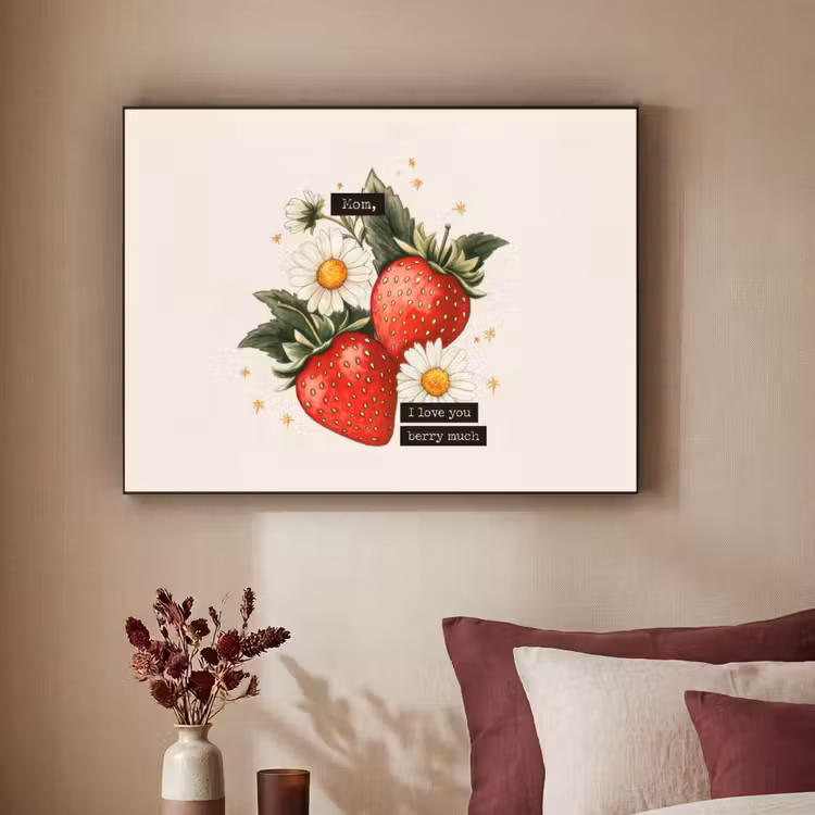 Art Frame - Aardbeien - Madeliefjes - Quote - Sterretjes — 3