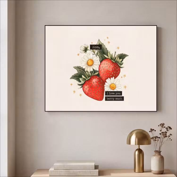 Art Frame - Aardbeien - Madeliefjes - Quote - Sterretjes — 5